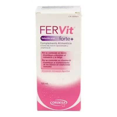 Fervit Forte+ 120ml | Suplemento Hierro y Vitaminas