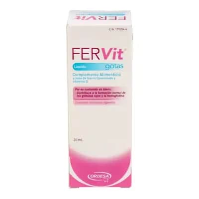 Fervit Líquido Gotas | Hierro para niños