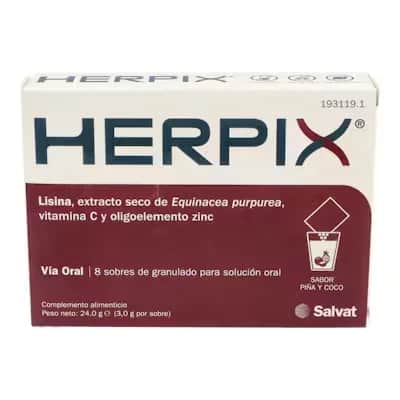 Herpix 8 Sobres - Alivio Herpes Simplex
