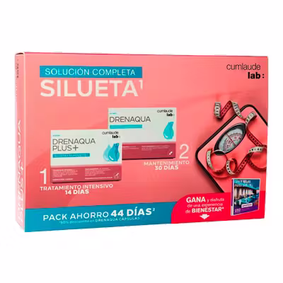 Cumlaude Silueta - Pack Drenante Intensivo
