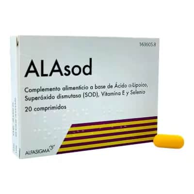 Alasod 20 Comprimidos - Antioxidante