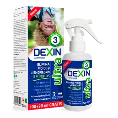 DEXIN Piojos 120 ml | Tratamiento Antipiojos