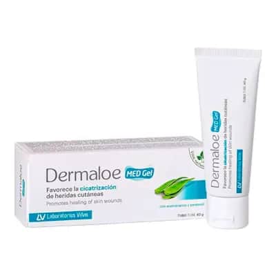 Dermaloe Med Gel 40g - Cicatrización de Heridas