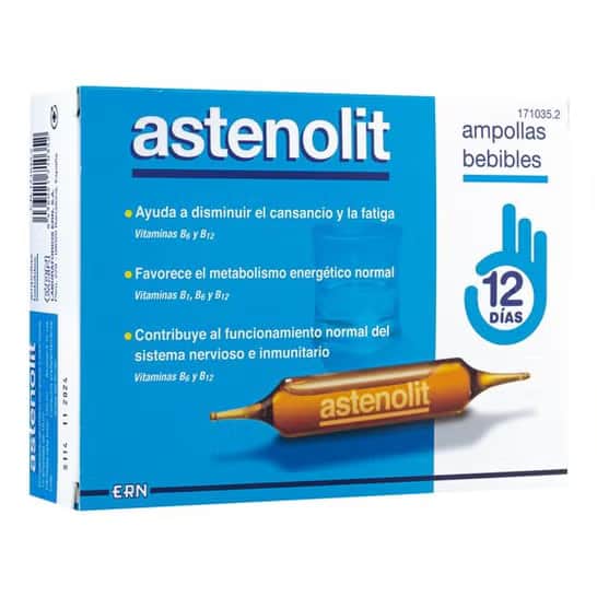 Astenolit 12 ampollas