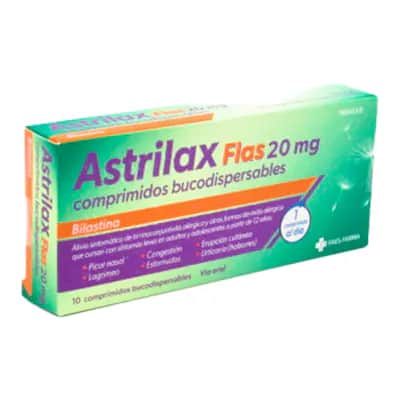 Astrilax Flas 20 mg - Alergia