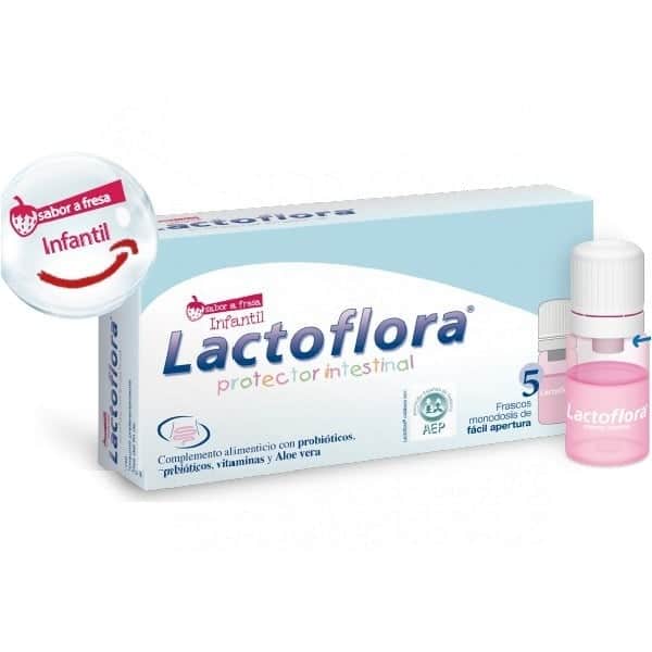 Lactoflora Protector Intestinal Niños Sabor Fresa 5uds