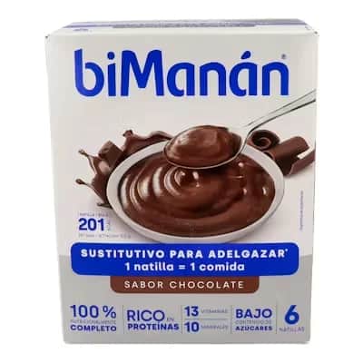 Bimanan Natillas Chocolate | Sustitutivo de Comida