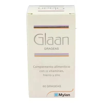 Glaan 60 grageas - Cabello, Piel y Uñas