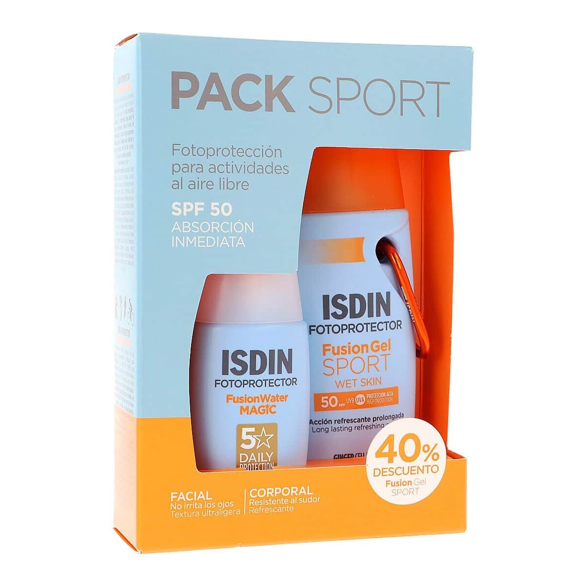 Isdin Pack Fusion Gel Sport + Fusion Water - Protección