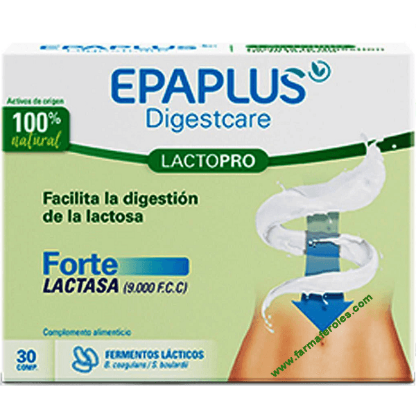 Epaplus Digestcare Lactopro Forte Lactasa 30 comprimidos