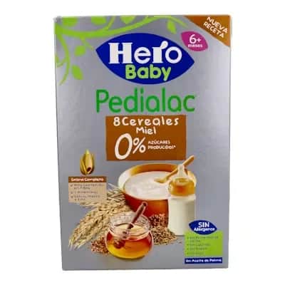 Hero Baby Pedialac 8 Cereales Miel - Papilla Nutritiva
