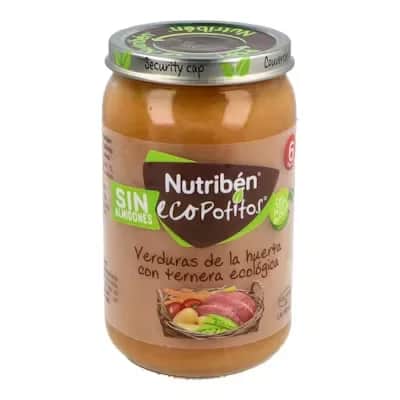 Nutriben Eco Potito Verduras Ternera | Para +6M