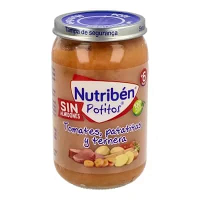 Nutriben Ternera Patatas Zanahoria - Alimentación Infantil +6M