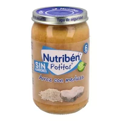 Nutriben Merluza Arroz +6M | Papilla Cena Bebé