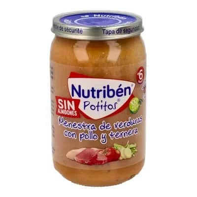 Nutriben Guiso Pollo Ternera Judías | +6 meses