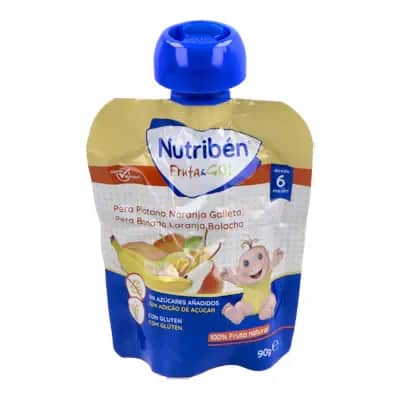 Nutribén Fruta & Go Pera-Plátano-Naranja 90g