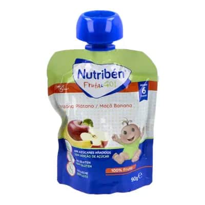 Nutribén Fruta & Go Manzana-Plátano 90g