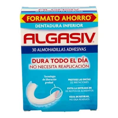 Algasiv Inferior Almohadillas Adhesivas 30U