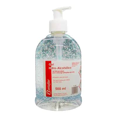 Gel Hidroalcohólico Betafar 500ml - Desinfectante