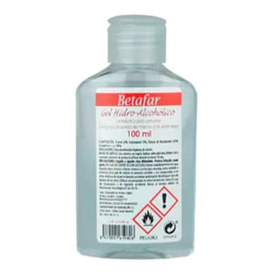 Gel Hidroalcohólico Betafar 100 ml - Antiséptico Manos