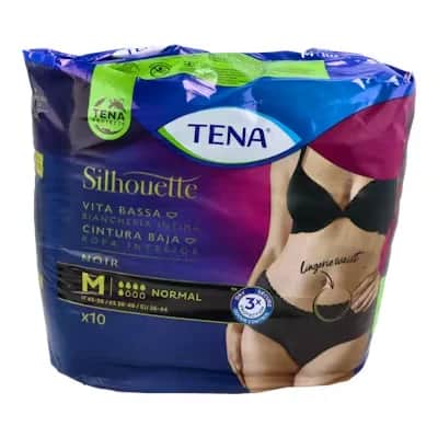 Tena Silhouette Braga Incontinencia - Cintura Baja Negra