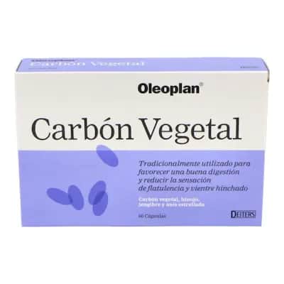 Oleoplan Carbón Vegetal 60 Cápsulas - Digestión