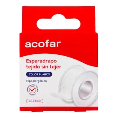 Acofar Esparadrapo Tejido Color Piel 5x5 cm