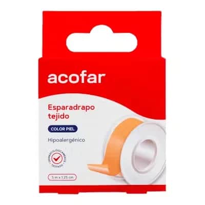 Acofar Esparadrapo Tejido Piel 5X1,25cm