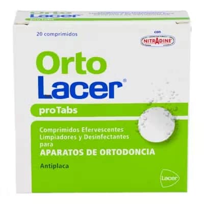 Ortolacer Protabs 20 Comp | Limpieza Prótesis