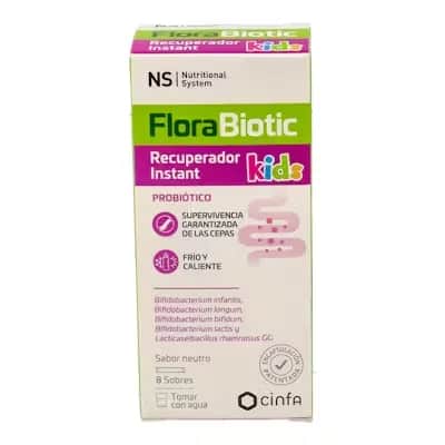 Ns Florabiotic Kids 8 Sobres - Flora Intestinal Niños