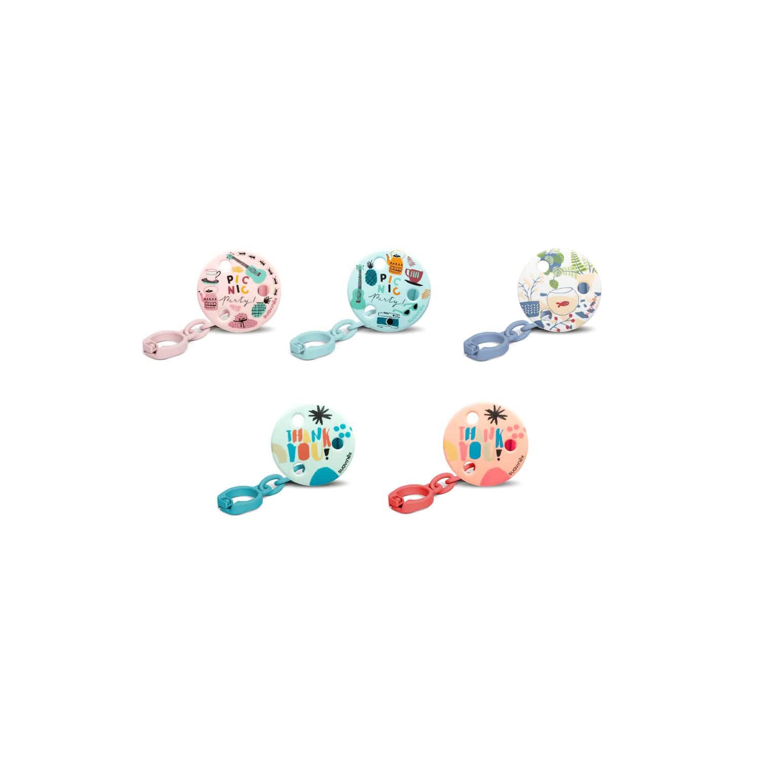 SUAVINEX Broche de pinza redondo 1 unidad