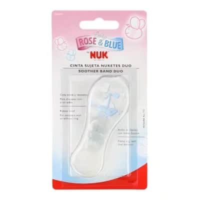 Cinta Sujeta Chupete NUK Duo Blu | Seguridad