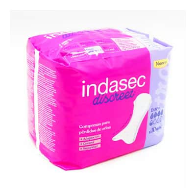 Indasec Discreet Extra - Compresas Pérdidas Leves