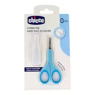 Tijera Chicco Infantil Azul - Corte Seguro