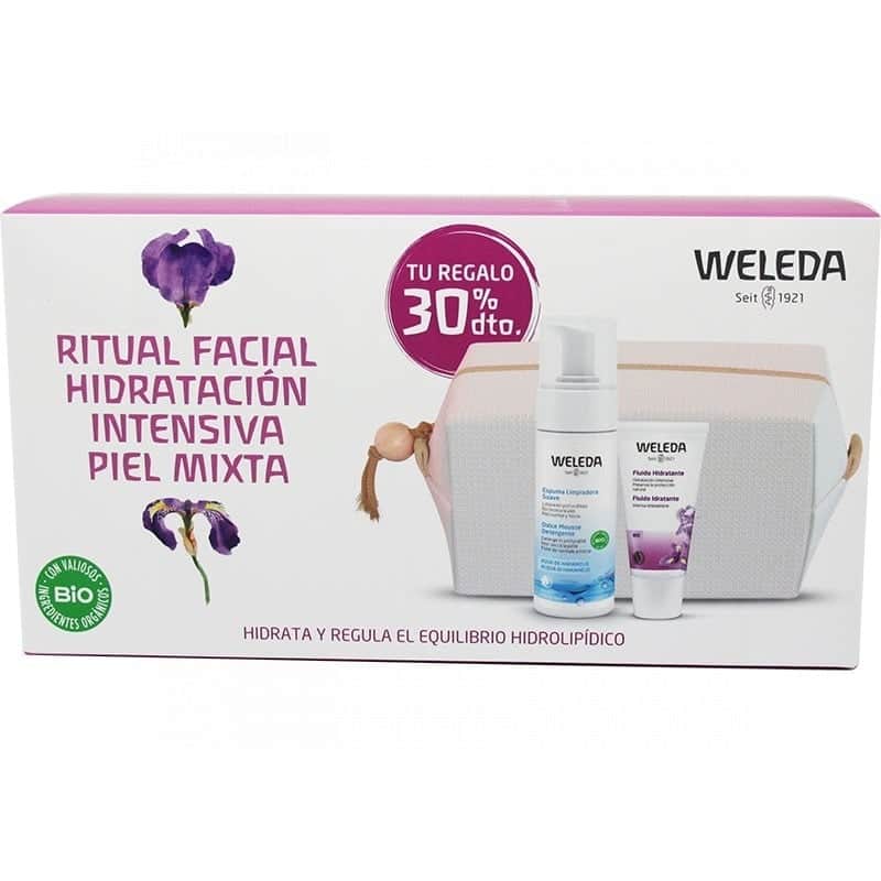 Weleda Fluido Hidratante Iris 30ml + Espuma Limpiadora 150ml