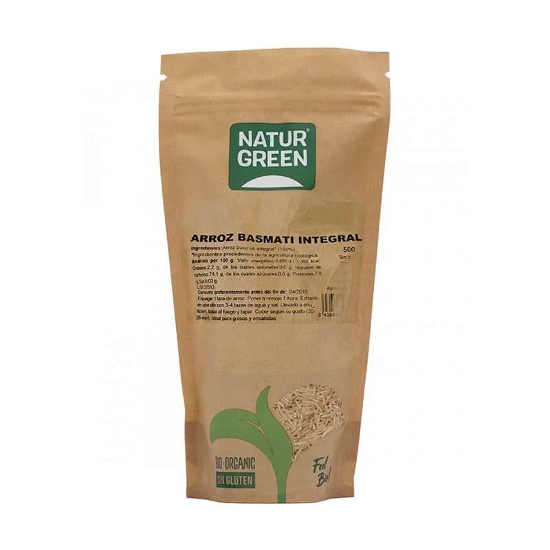 NaturGreen Arroz Ecológico Basmati Integral 500gr