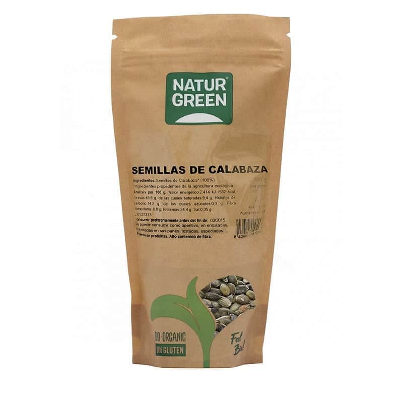 NaturGreen Semillas de Calabaza Ecológica 450gr