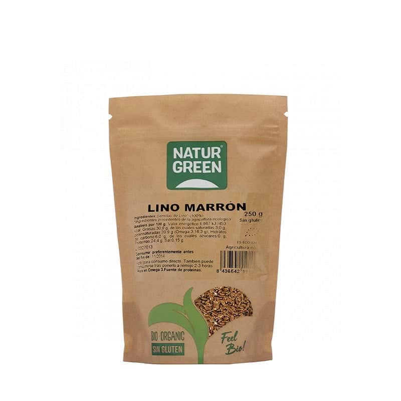 NaturGreen Lino Marrón Ecológico 250gr