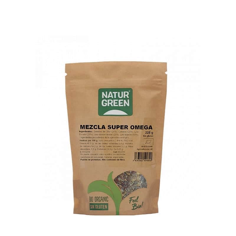 NaturGreen Mezcla Ecológica de Semillas Súper Imega 225gr