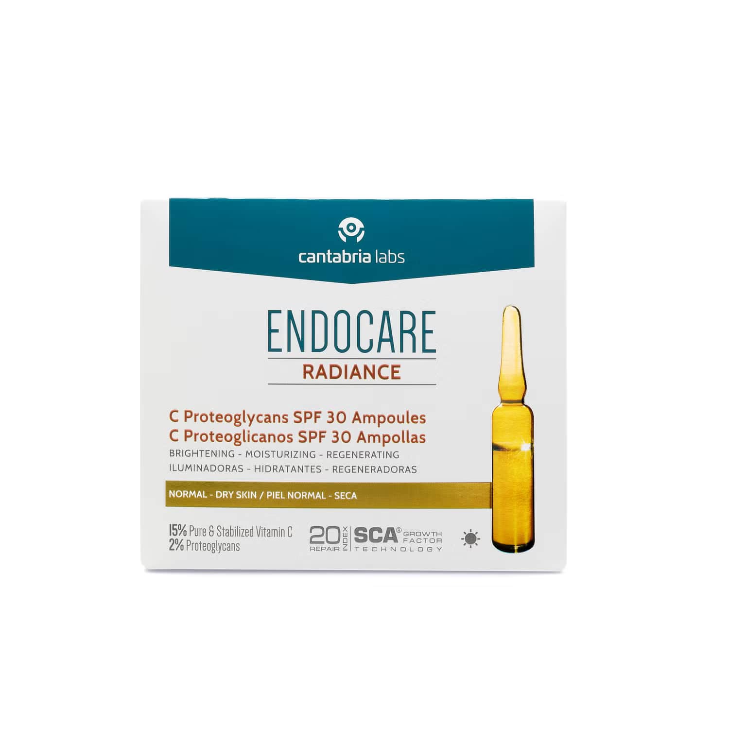 Endocare Radiance C SPF30 - Ampollas Antiedad