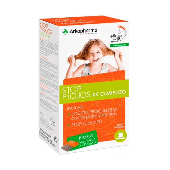 Arkopharma Stop Piojos Kit Cabello Largo Anti Liendres