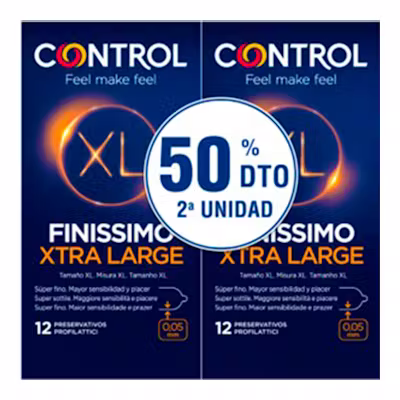 Control Finísimo XL 12+12 Pack | Preservativos