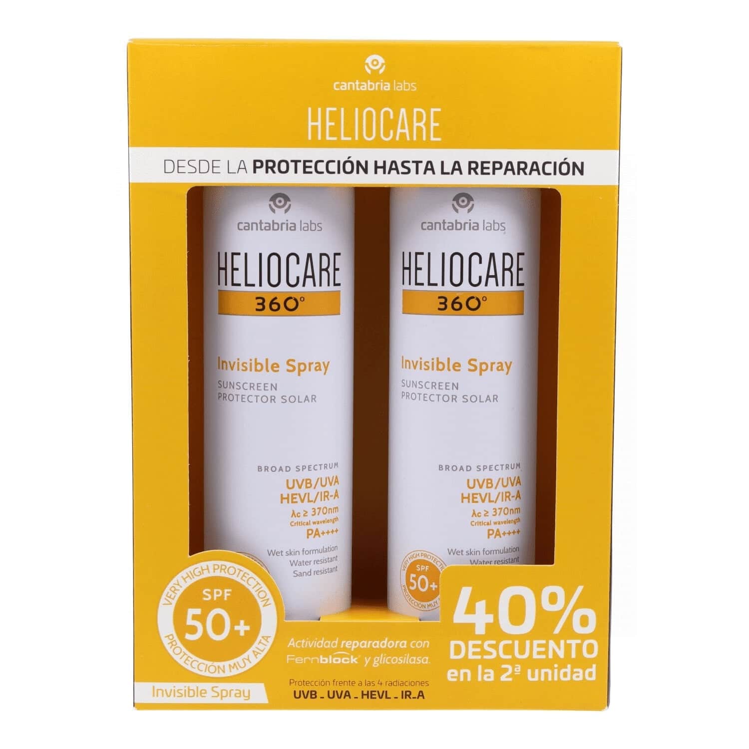 Heliocare 360 Spray Invisible 2 x 200ml