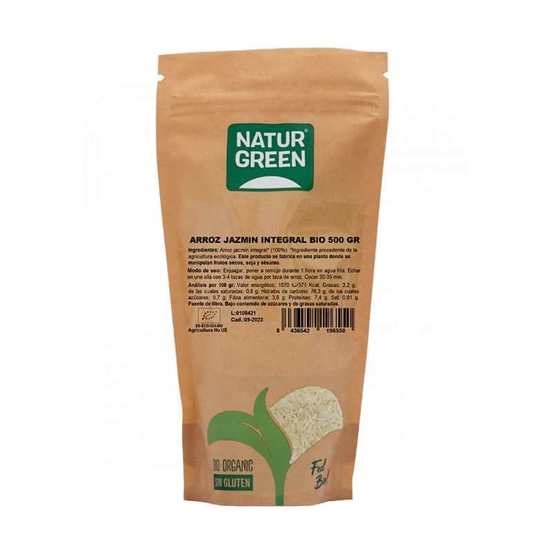 NaturGreen Arroz Jazmín Integral Bio 500gr