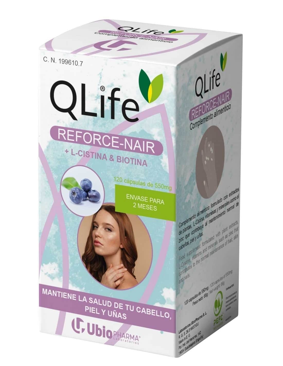 QLife Reforce Nair 120 Cápsulas