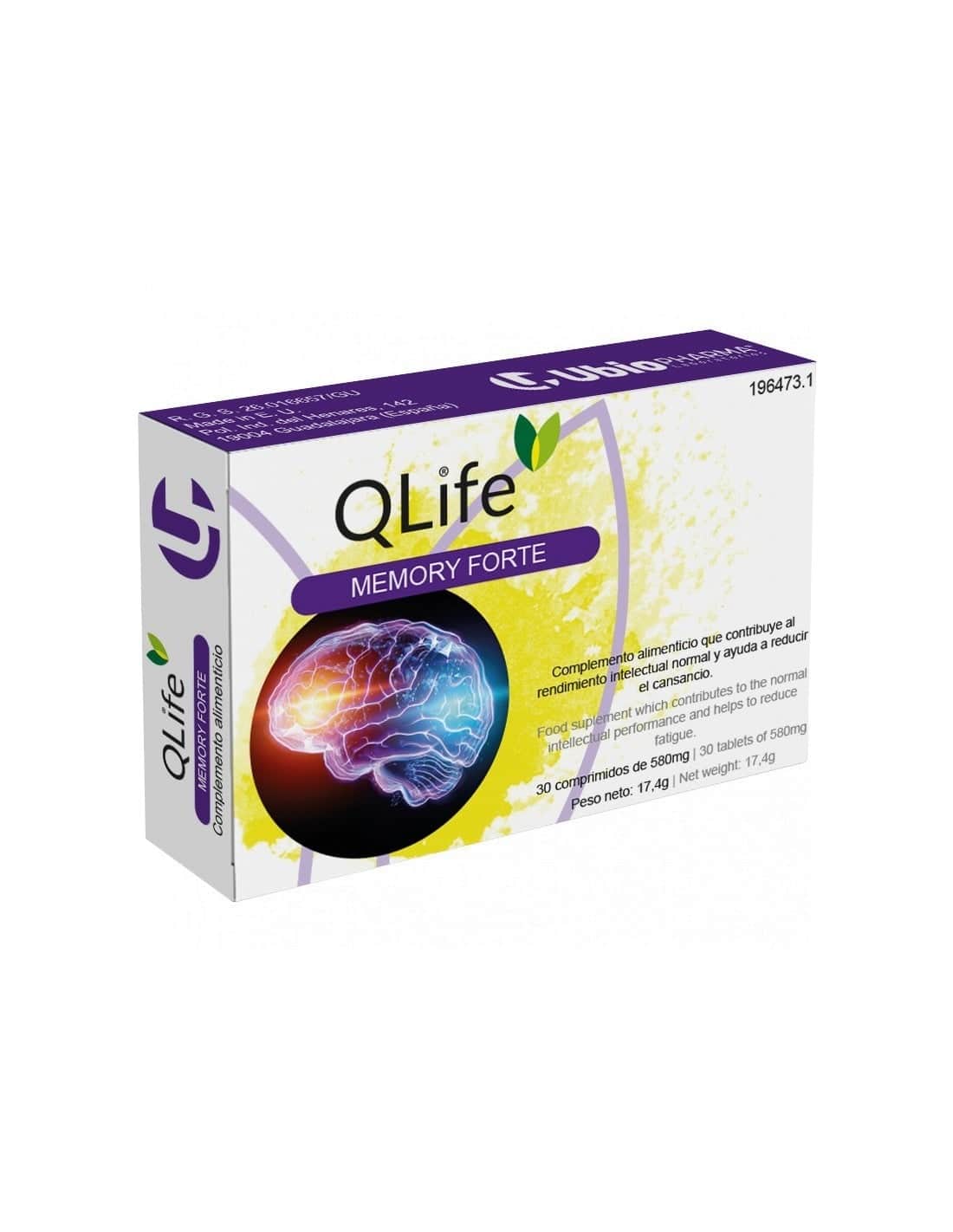 QLife Memory Forte 30 Comprimidos