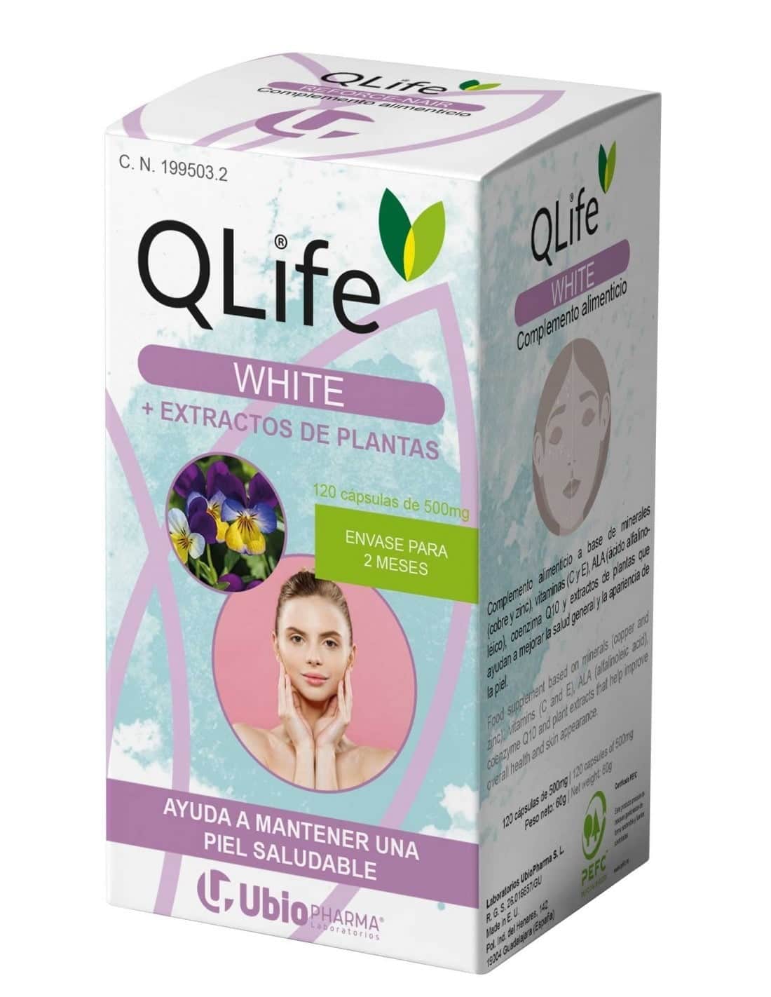 QLife White 120 Cápsulas