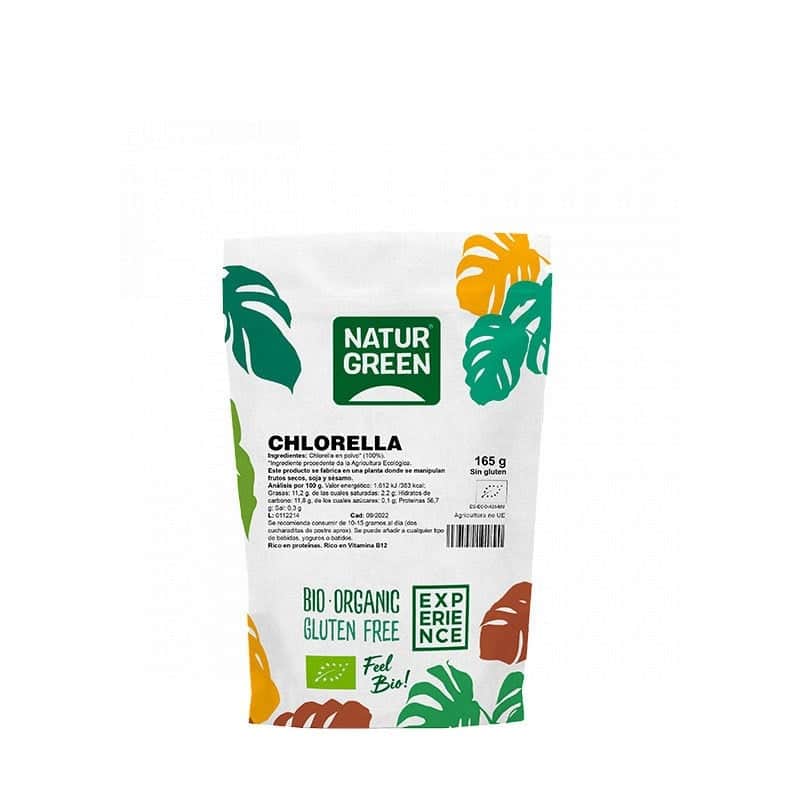 NaturGreen Chlorella Ecológica en Polvo 165gr