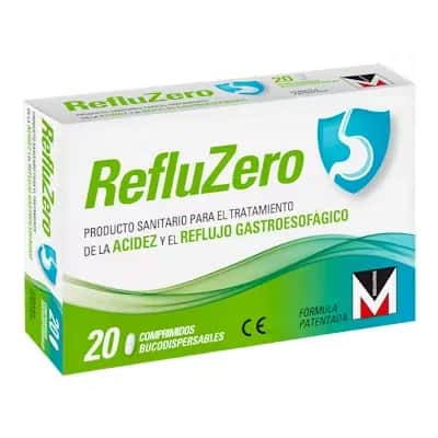Refluzero 20 Comprimidos | Acidez y Reflujo