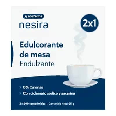 Acof Nesira Edulcorante - 2X500 Comp